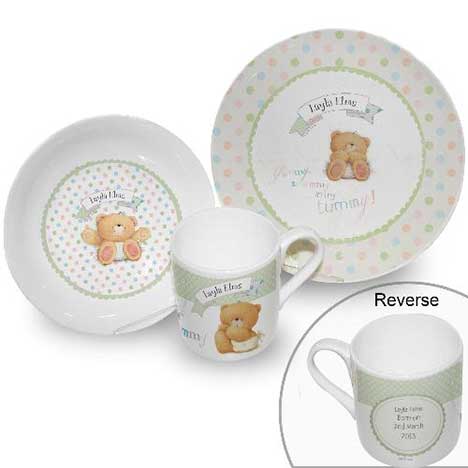Personalised Forever Friends Baby Breakfast Set £32.99